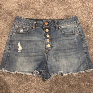 Refuge high waisted denim shorts